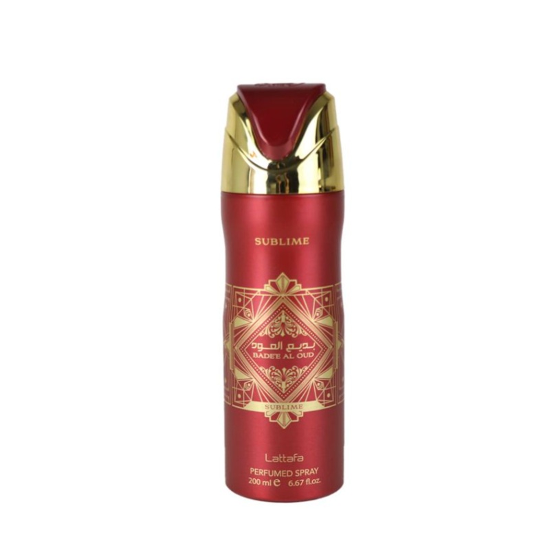Lattafa Badee Al Oud Sublime Deodrant Spray 6.7 Oz