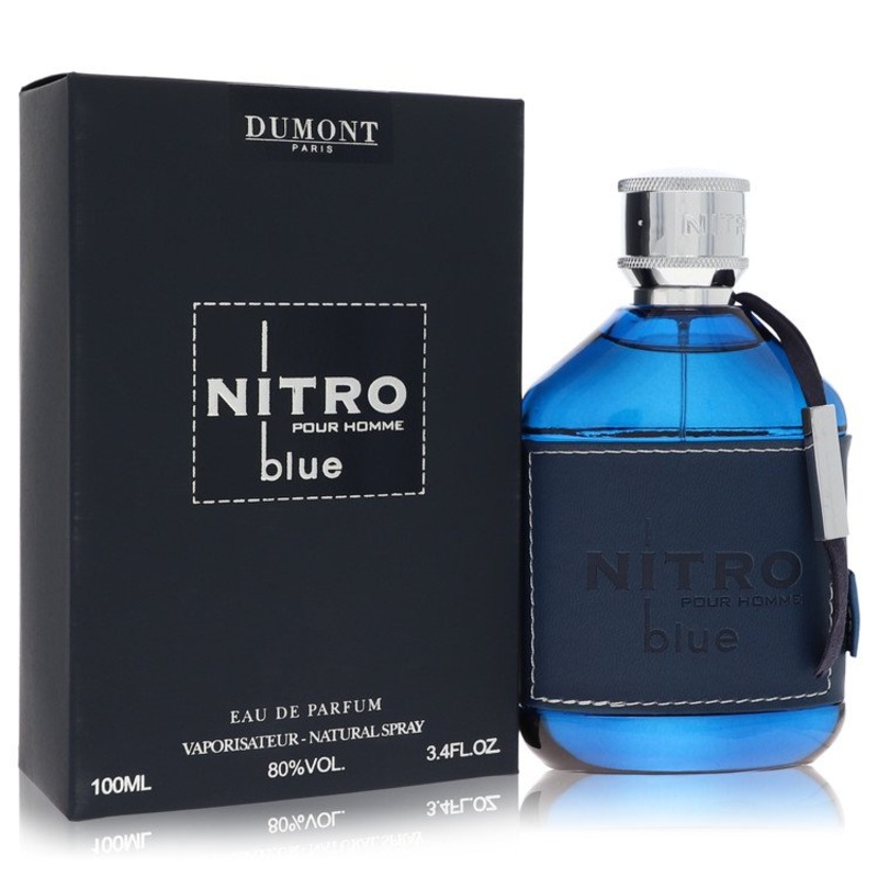 Dumont Nitro Blue by Dumont Paris For Men Eau De Parfum Spray 3.4 oz
