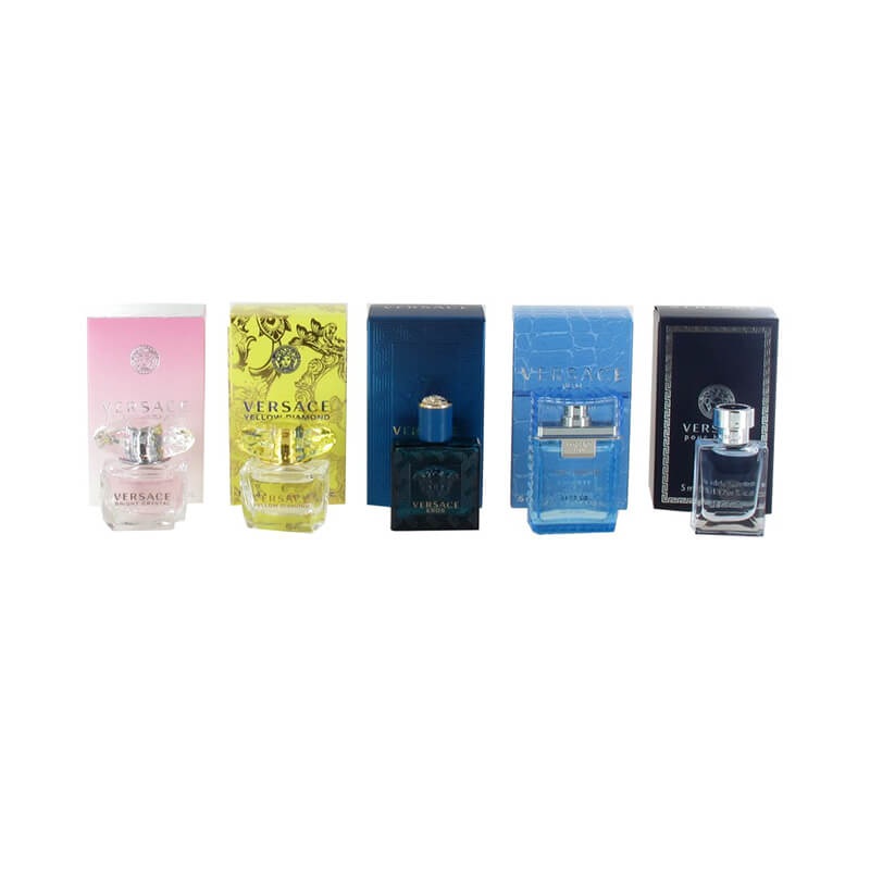 Versace Miniatures Collection 5pc Set 5 x 5ml EDT