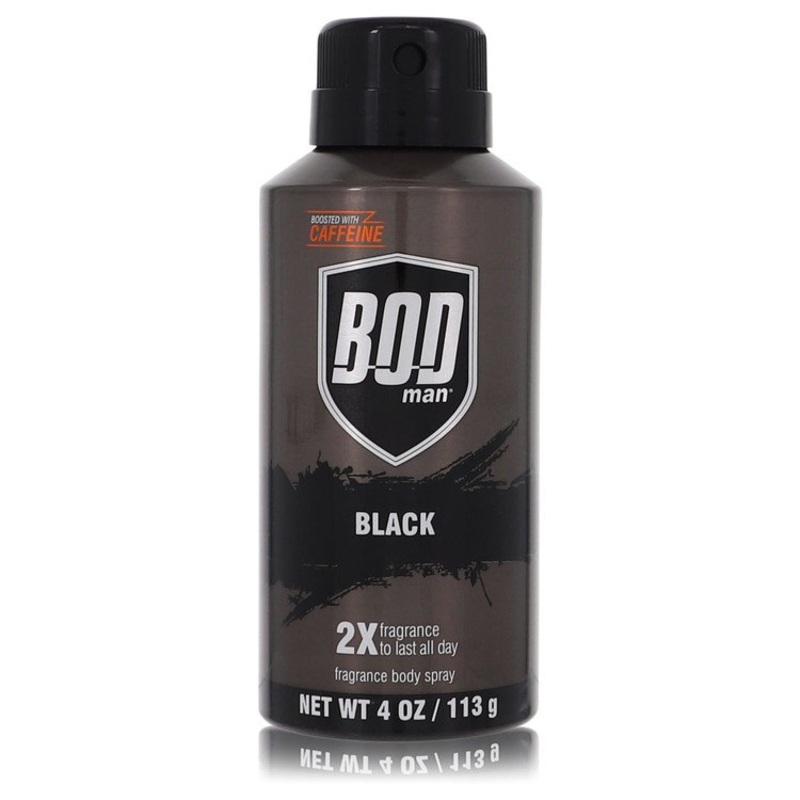 Bod Man Black by Parfums De Coeur Body Spray 4 oz for Men - Premium Designer Fragrance