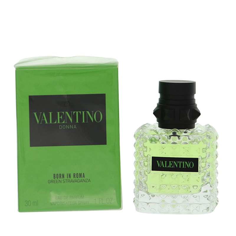 Born In Roma Green Stravaganza By Valentino Perfume 1.0 Oz Edp Spray For Women - Box
