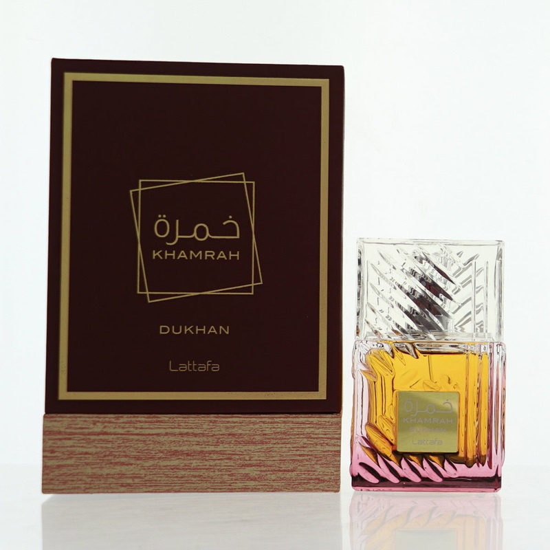 Khamrah Dukhan By Lattafa Cologne 3.4 Oz Edp Spray For Men - Box