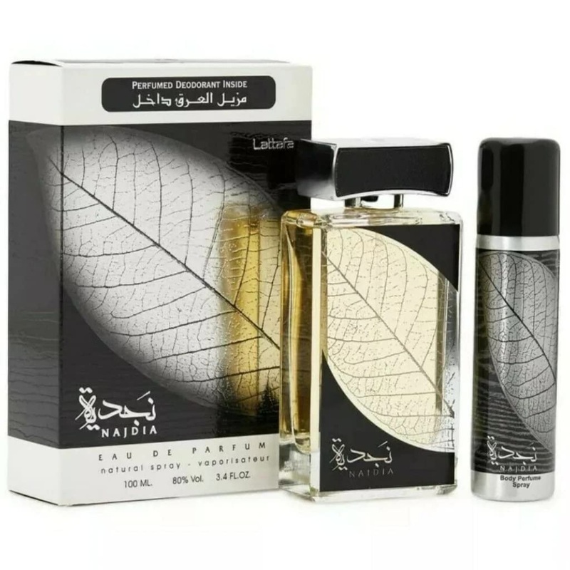Lattafa Najdia EDP Unisex Perfume + Deodorant 100ml