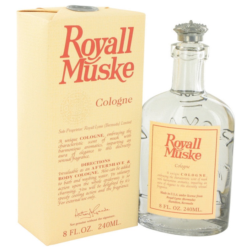 Royall Muske by Royall Fragrances For Men All Purpose Lotion / Cologne 8 oz