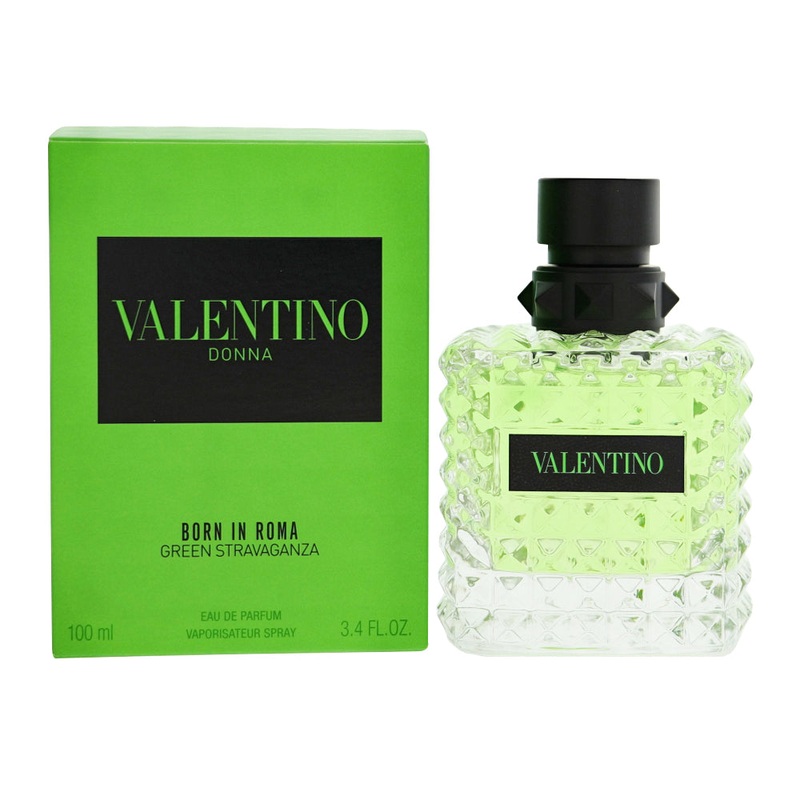 Born In Roma Green Stravaganza By Valentino Perfume 3.4 Oz Edp Spray For Women - Box
