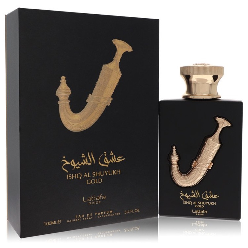 Lattafa Pride Ishq Al Shuyukh Gold by Lattafa Eau De Parfum Spray (Unisex) 3.4 oz for Men - Premium Designer Fragrance