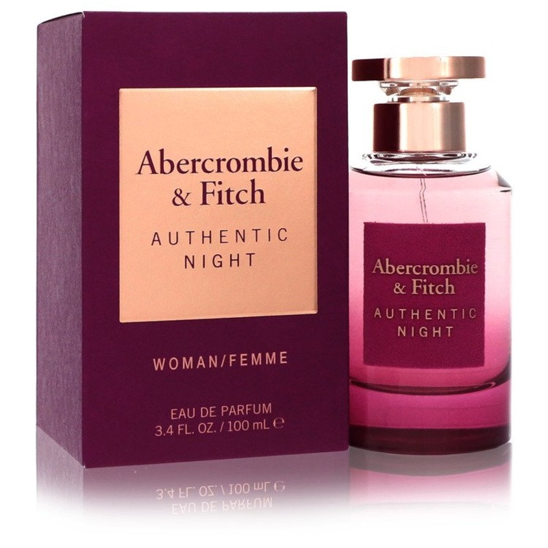 Abercrombie & Fitch Authentic Night By Abercrombie & Fitch Eau De Parfum Spray 3.4 Oz / 100 Ml for Women