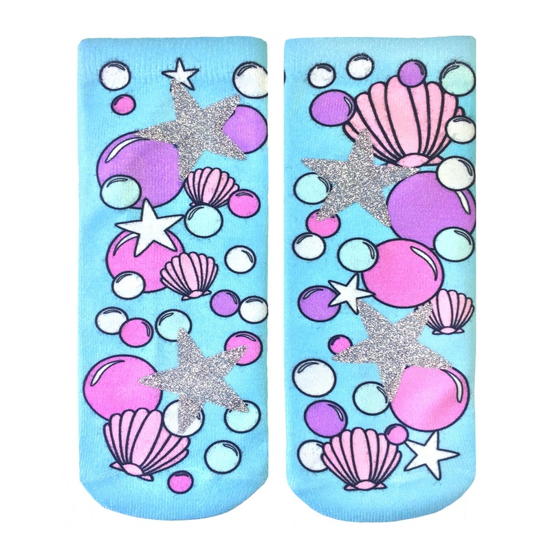 Living Royal Underwater Glitter Ankle Socks Model No. 111G - 1 Pair