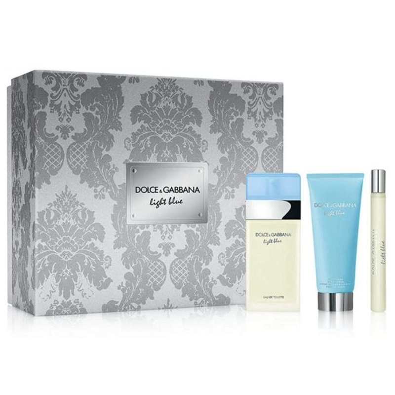 Blue 3 PCS Gift Set by Dolce And Gabbana for Women