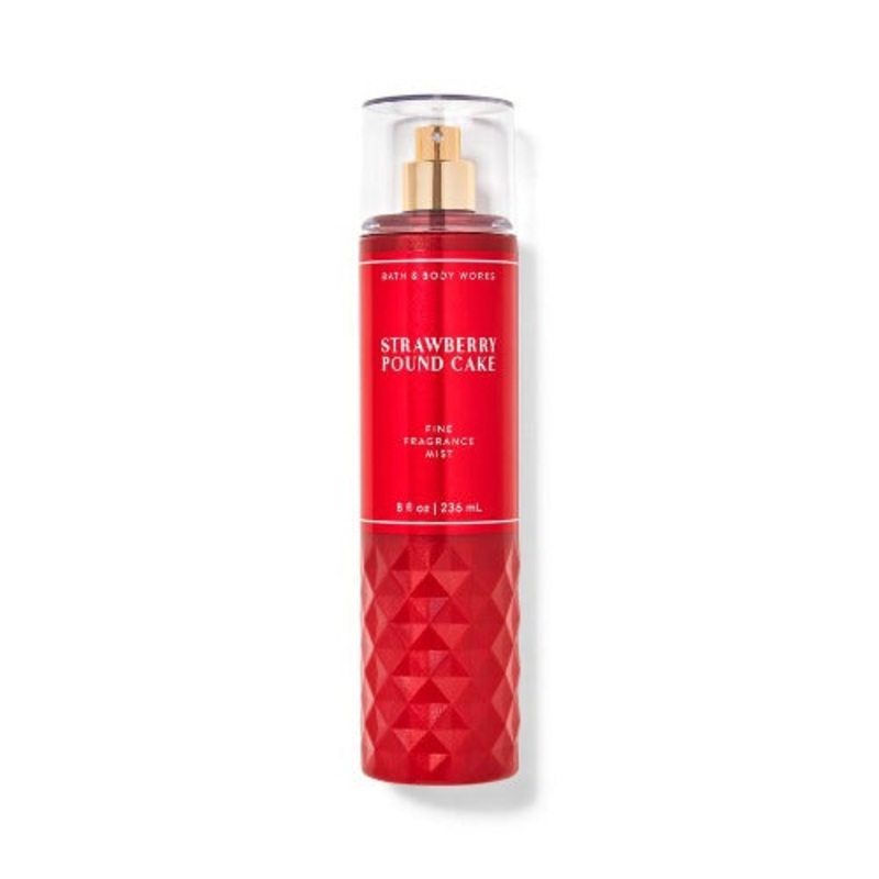 Bath & Body Strawberry Pound Cake Mist For Women 236ml