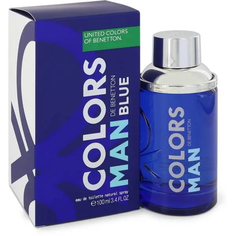 Colors De Benetton Blue Cologne By Benetto 2.0 OZ Eau de Toilette for Men