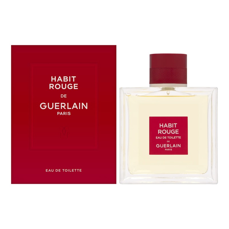 Habit Rouge by Guerlain for Men 3.4 oz Eau de Toilette Spray