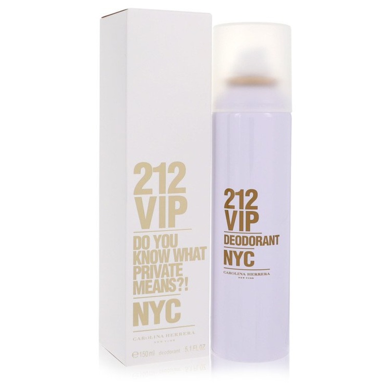 212 Vip by Carolina Herrera Deodorant Spray 5 oz for Women - Premium Designer Fragrance