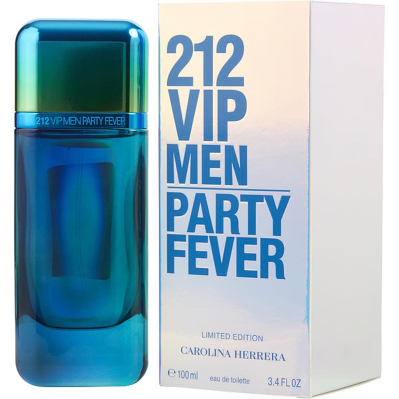 212 VIP Men Party Fever 3.4 oz Eau de Toilette for Men