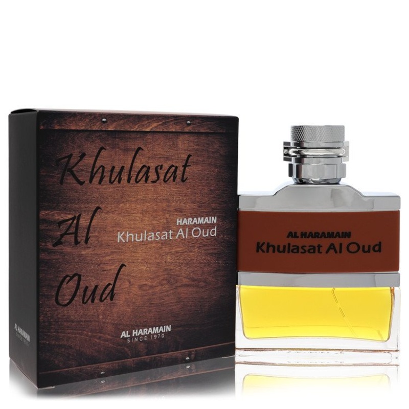 Al Haramain Khulasat Al Oud by Al Haramain For Men Eau De Parfum Spray (Unisex) 3.4 oz