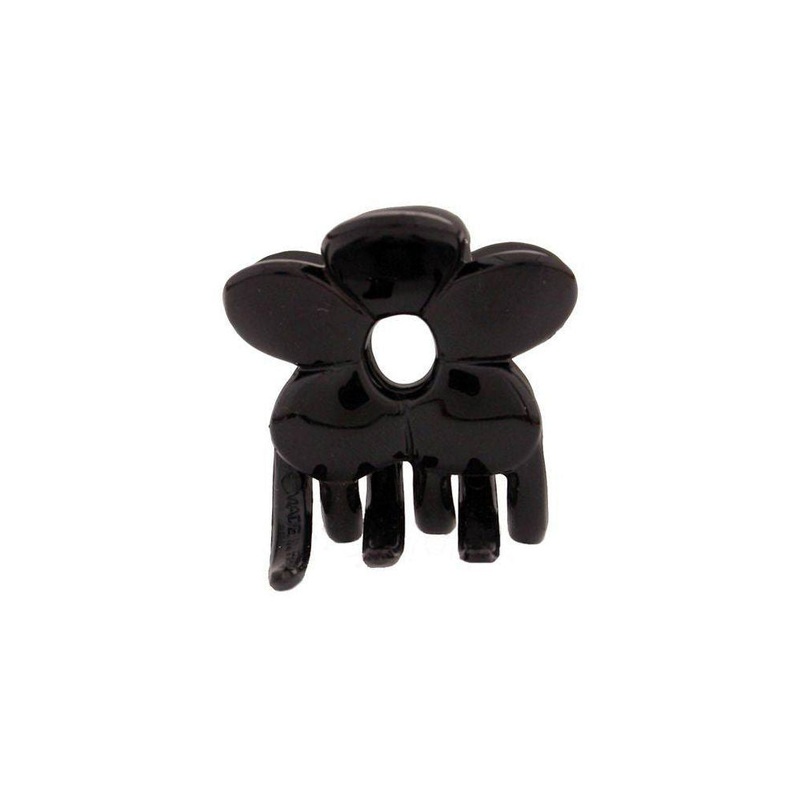 Caravan Flower Hair Claw Black Model No. 9483