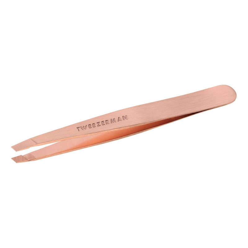 Tweezerman Rose Gold Slanted Tweezer Model No. 1256-RGR