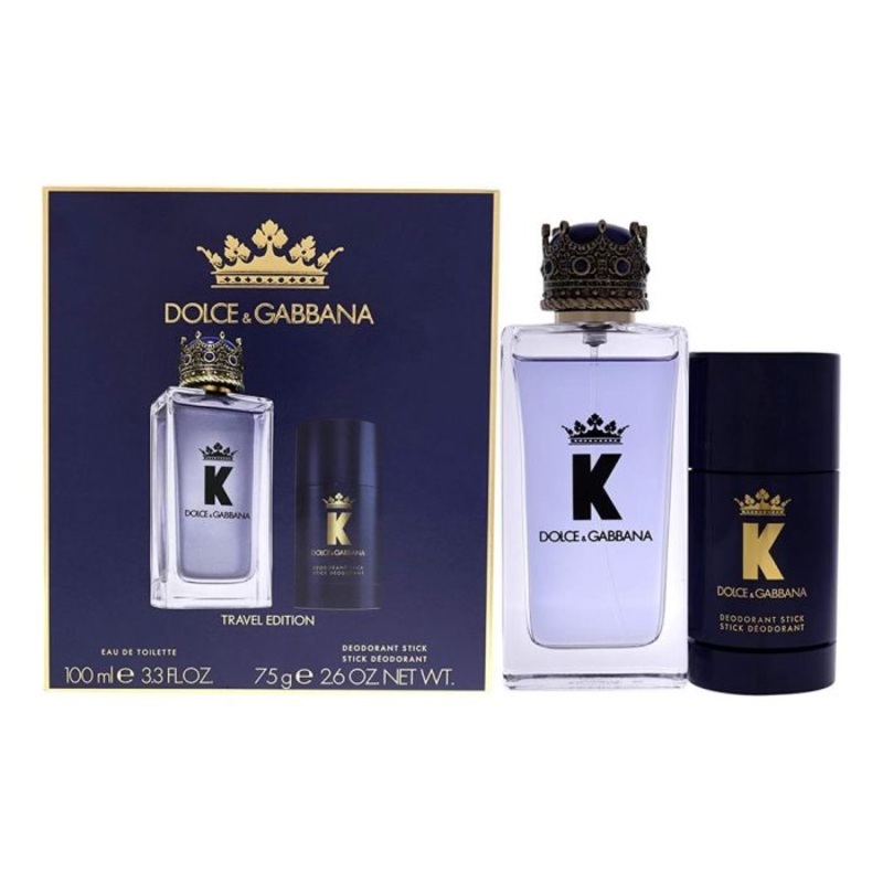 King 2 Piece Gift Set (Travel) by Dolce And Gabbana for Men