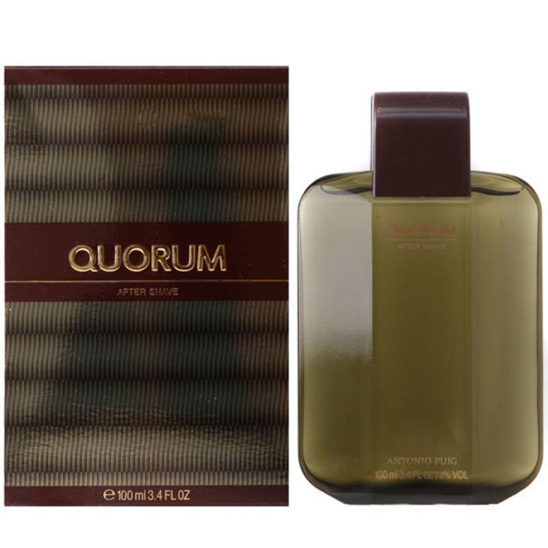 Quorum Aftershave by Antonio Puig 3.4 Oz. Aftershave Splash For Men