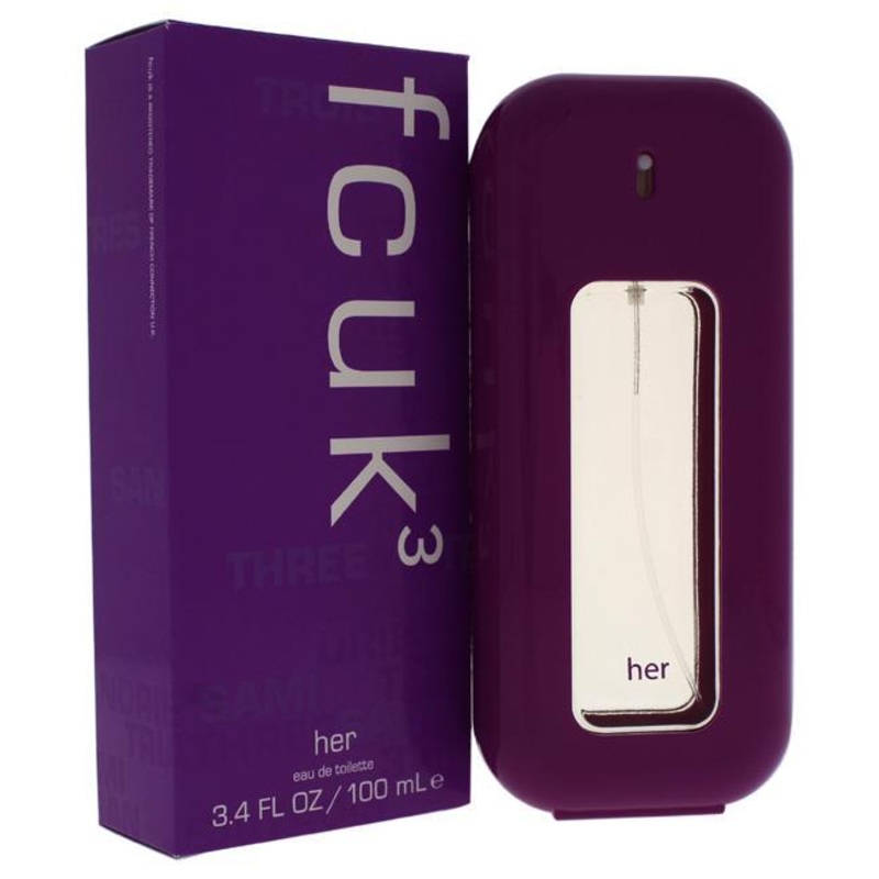 Fcuk 3 Perfume 3.4 oz.
