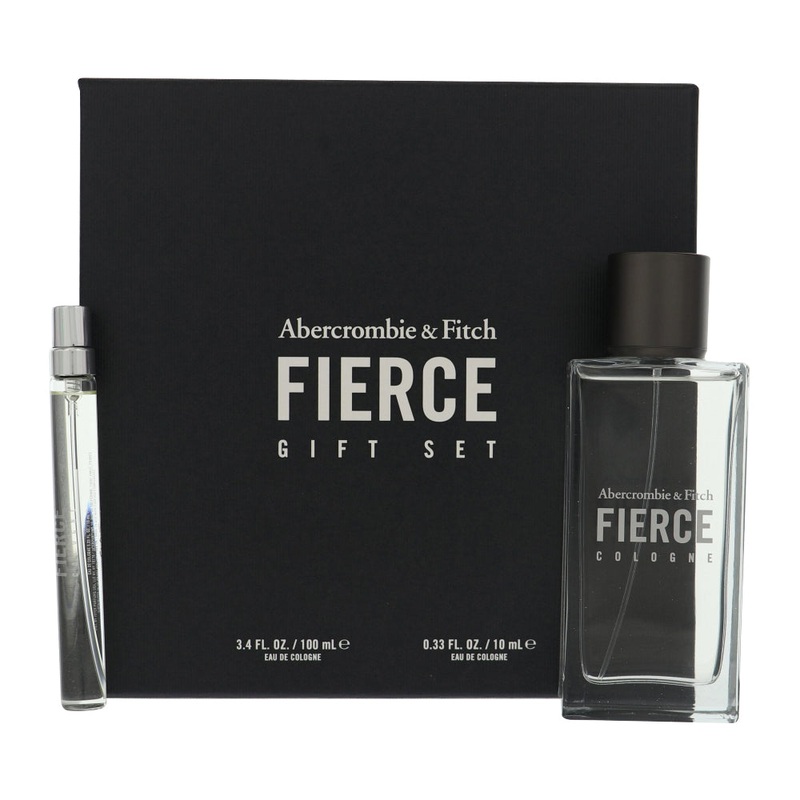 Abercrombie & Fitch Fierce By Abercrombie & Fitch Cologne 2 Piece Gift Set - 3.4 Oz Edc Spray, 0.33 Oz Edc Spray For Men - Gift Set