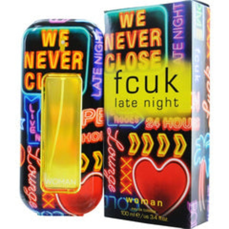 FCUK Late Night by Fcuk 3.4 oz Eau de Toilette Spray for Women