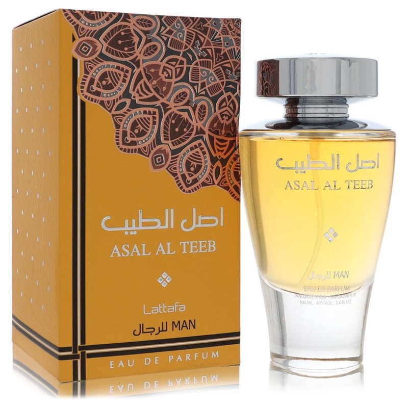 Lattafa Asal Al Teeb by Lattafa For Men Eau De Parfum Spray 3.4 oz