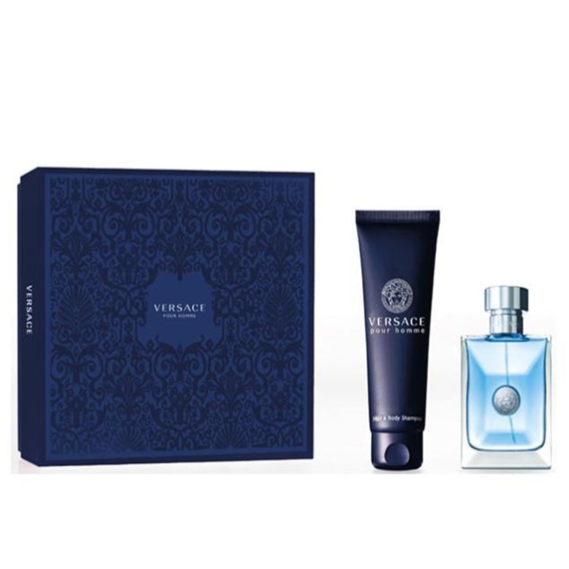 Versace Pour Homme 2 Piece Gift Set 2 Piece Gift Set With 3.4 Oz EDT Spray