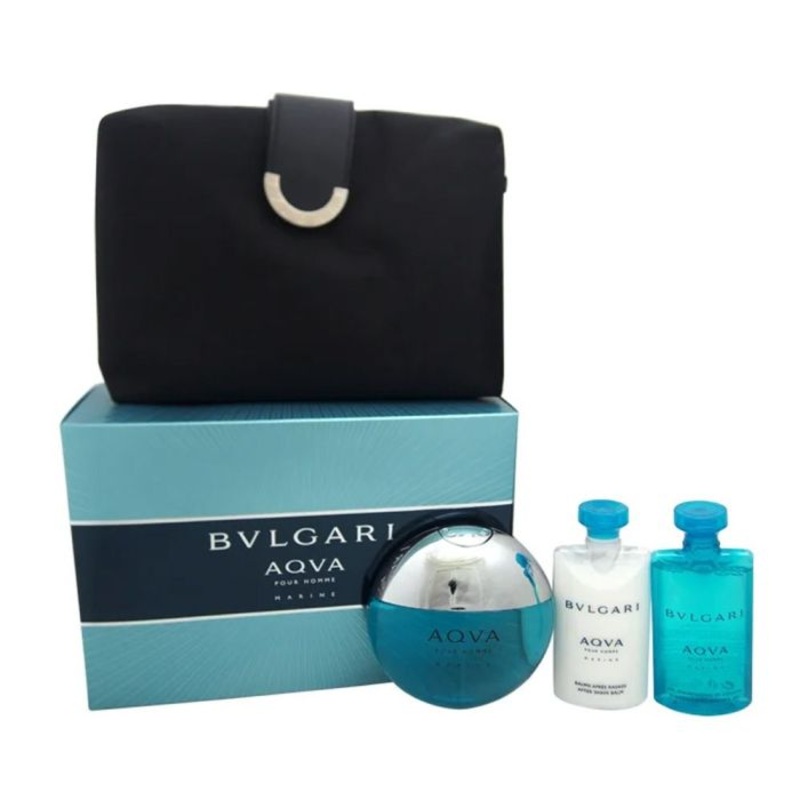Aqua Marine 4 Pc Set by Bvlgari for Men