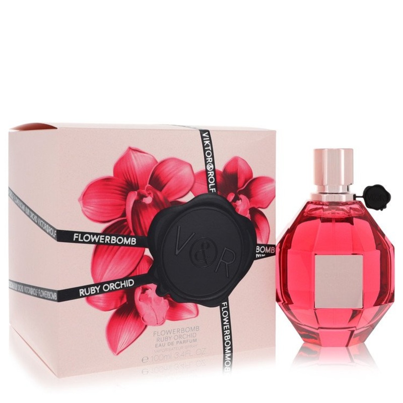 Flowerbomb Ruby Orchid By Viktor & Rolf Perfume 3.4 Oz Edp Spray For Women - Box
