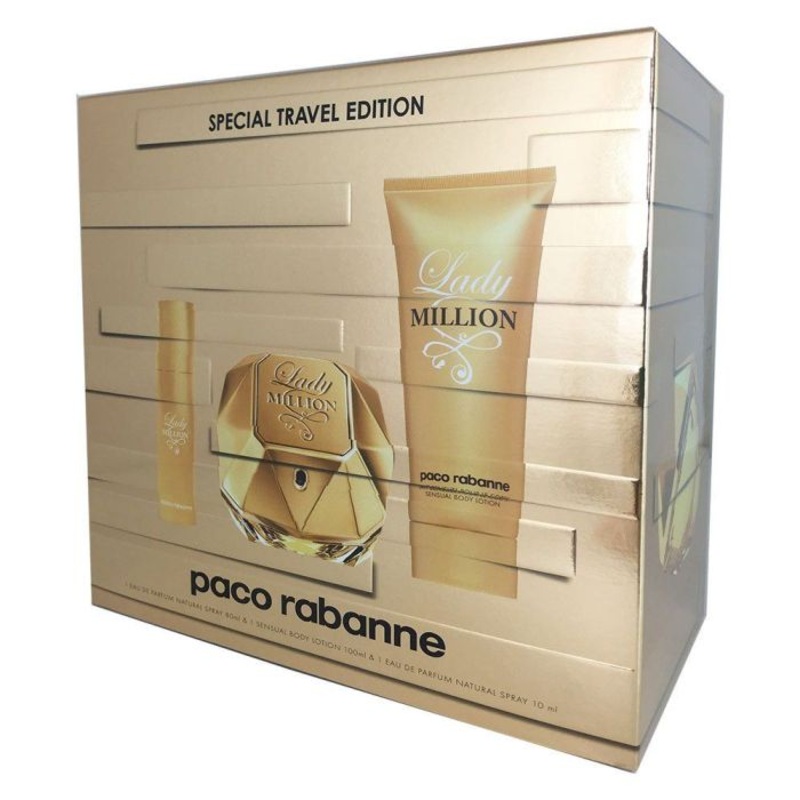 Lady Million 3 Piece Set by Paco Rabanne for Women