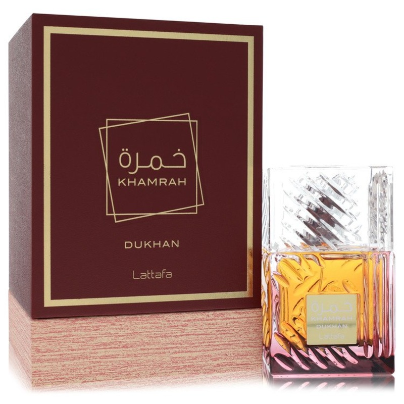 Lattafa Khamrah Dukhan by Lattafa Eau De Parfum Spray (Unisex) 3.4 oz | Men Collection by AAA Beauty