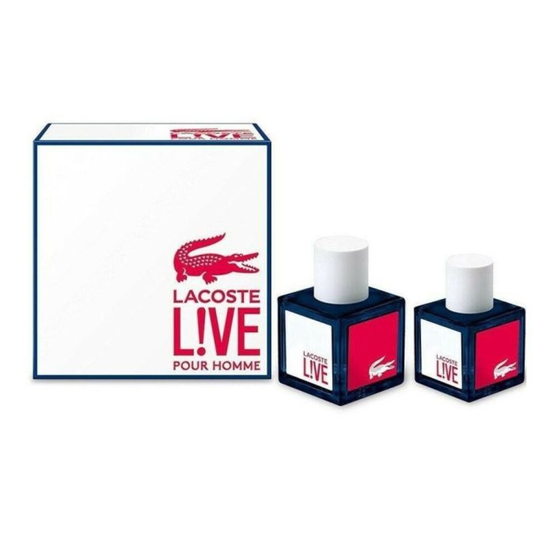 Live 2 pcs Gift Set by Lacoste for Men