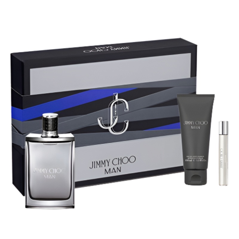 Jimmy Choo Man 3 Piece Gift Set 3 Piece Gift Set With 3.3 Oz EDT Spray