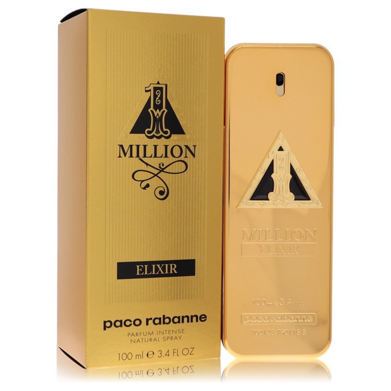 1 Million Elixir by Paco Rabanne Eau De Parfum Intense Spray 3.4 oz for Men - Premium Designer Fragrance