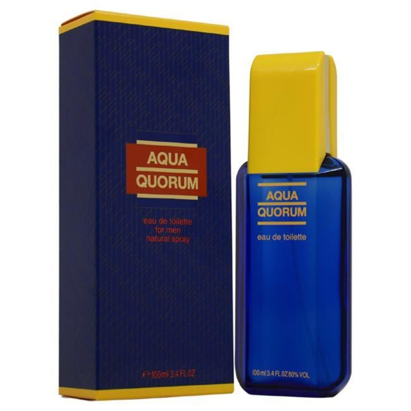 AQUA QUORUM BY ANTONIO PUIG FOR MEN -  Eau De Toilette SPRAY 3.4 oz.