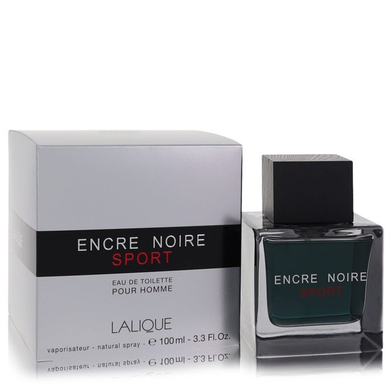 Encre Noir Sport By Lalique Cologne 3.3 Oz Edt Spray For Men - Box