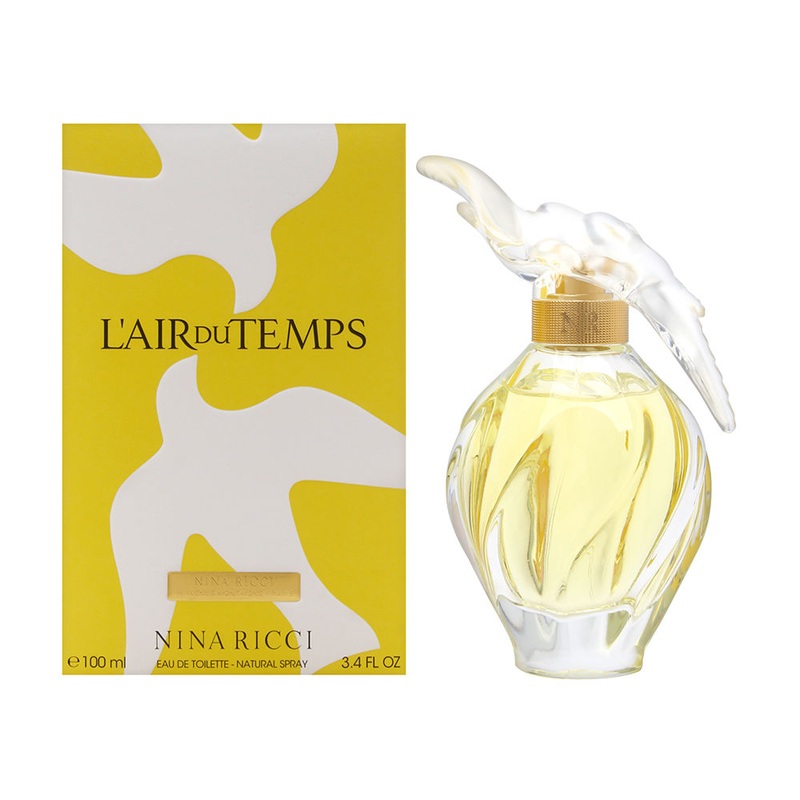 L'air du Temps by Nina Ricci for Women 1.7 oz Eau de Toilette Spray Tall Dove Bottle