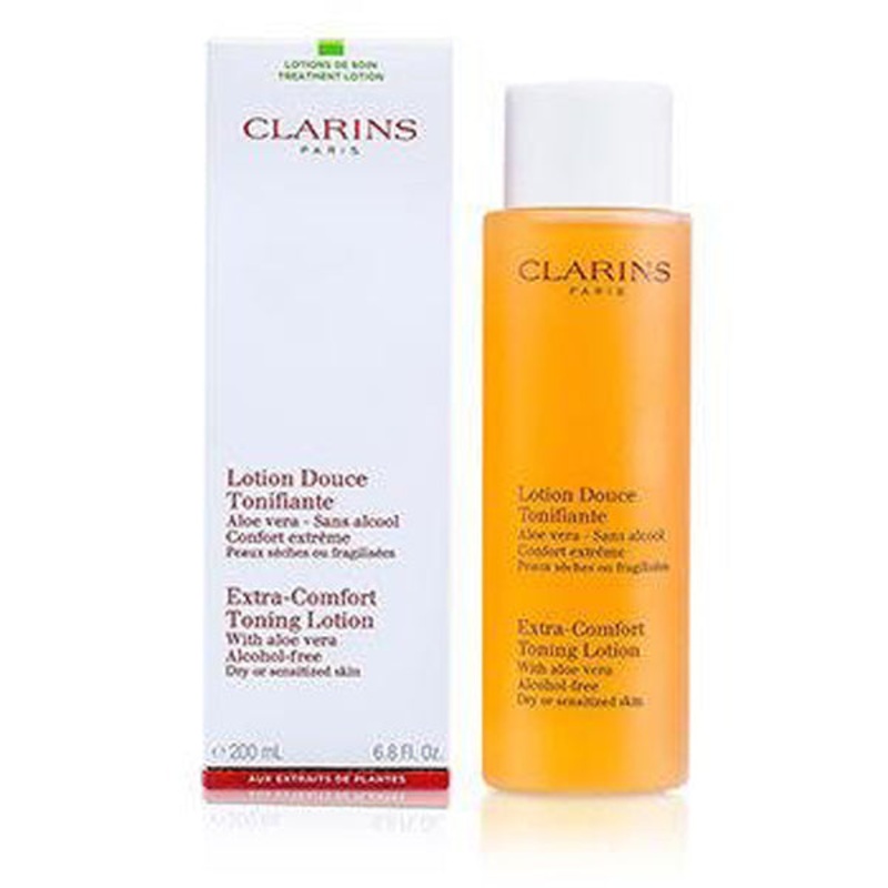 Clarins Extra Comfort Toning Lotion (Alcohol Free) by Clarins 6.8 Oz. Body Lotion For Women