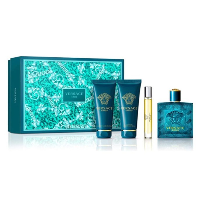 Versace EROS MEN - 4 PCS GIFT SET by Versace for Men