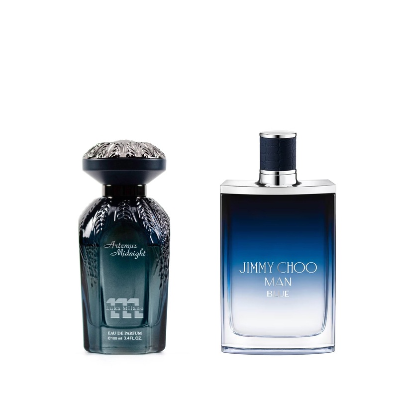 Artemus Midnight by Luka Milano and Man Blue by Jimmy Choo