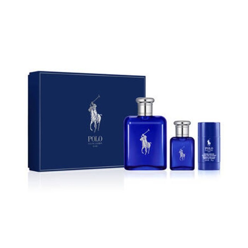 Polo Blue 3 Pcs Gift Set by Ralph Lauren for Men