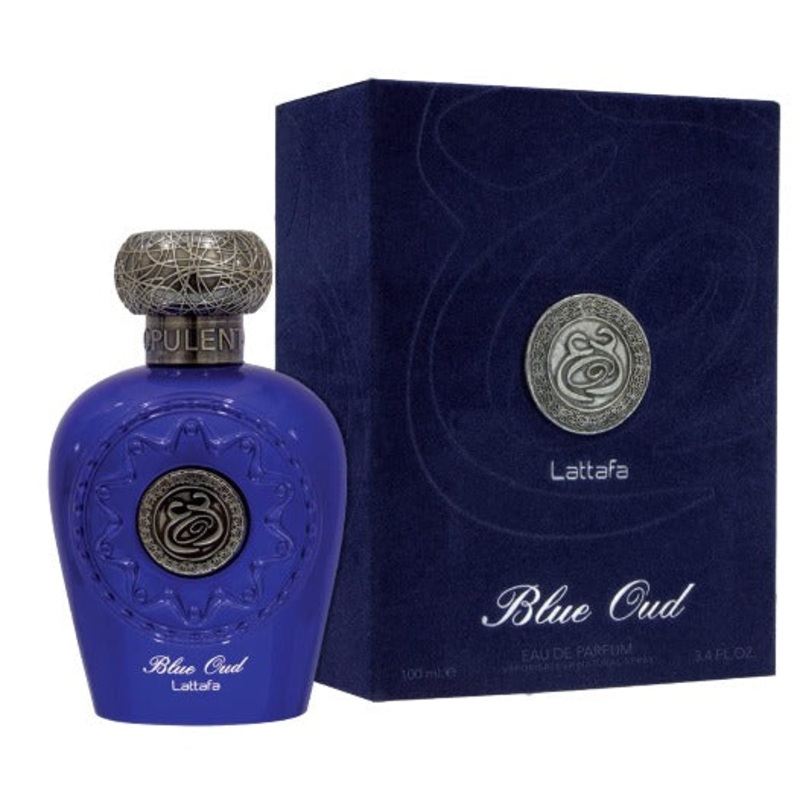 Lattafa Blue Oud Eau De Parfum 3.4 Oz