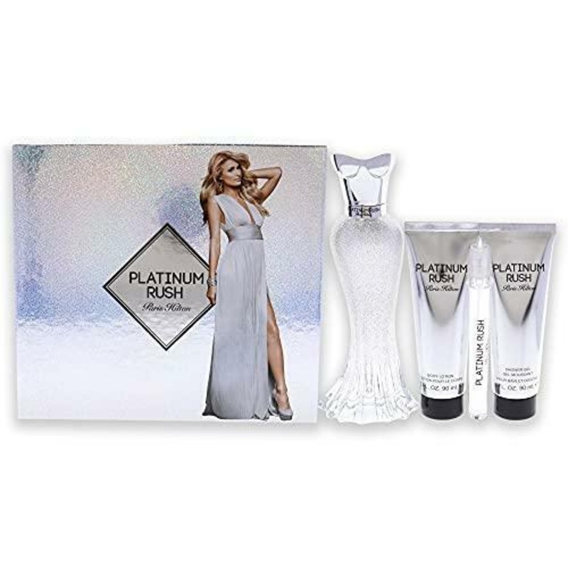 Paris Hilton Platinum Rush Gift Set By Paris Hilton for Women 4 Piece Gift Set for Women