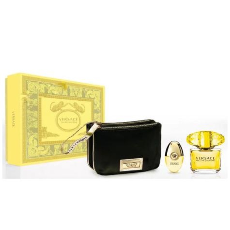Versace Yellow Diamond 3 Piece Gift Set 3 Piece Gift Set With 3.0 Oz