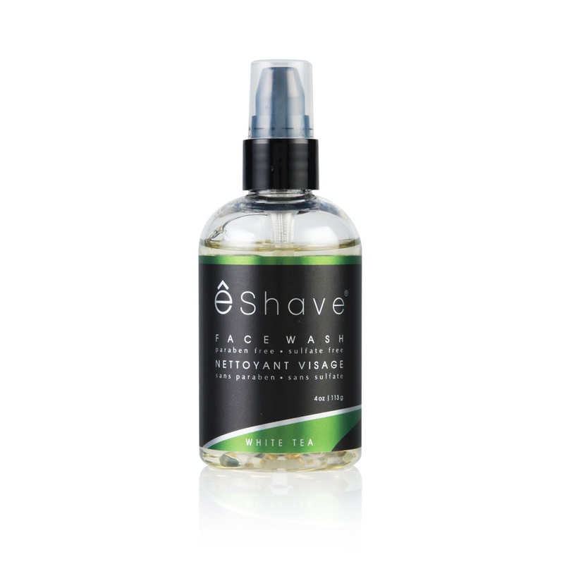 eShave White Tea Face Wash 113g/4oz