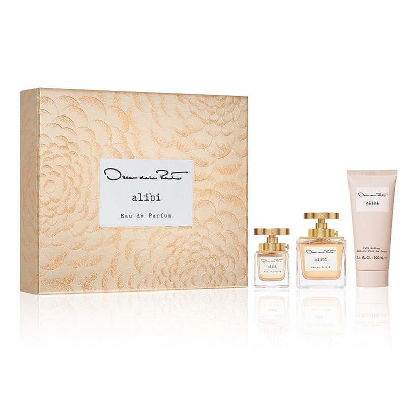 Oscar Alibi EDP Gift Set for Women (3PC) 100mL EDP spray + 100mL body lotion + 30mL mini
