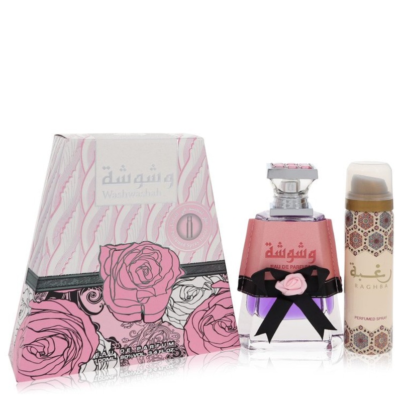 Washwashah by Lattafa-Eau De Parfum Spray Plus 1.7 oz Deodorant 3.4 oz Eau De Parfum Spray Plus 1.7 oz Deodorant 3.4 oz