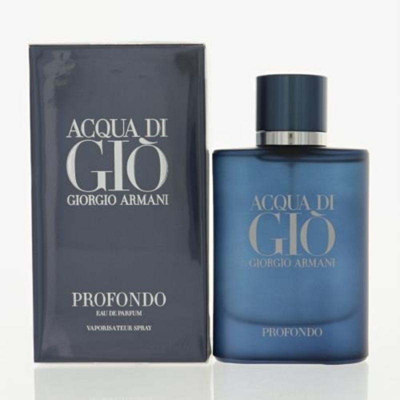 Acqua Di Gio Profondo By Giorgio Armani Cologne 2.5 Oz Edp Spray For Men - Box
