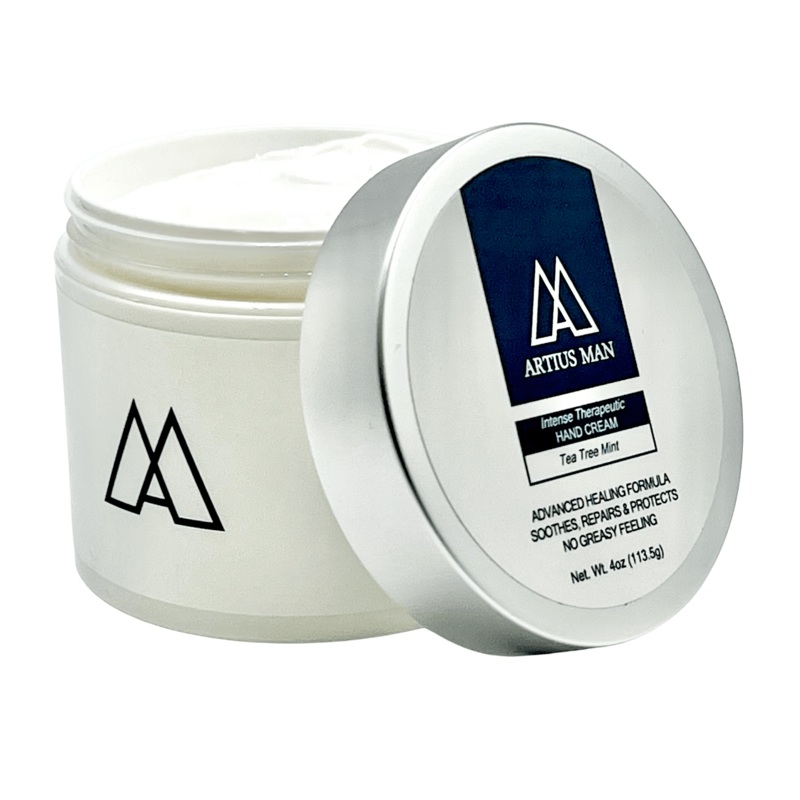 Intense Therapeutic Hand Cream For Men - Tea Tree Mint 4oz